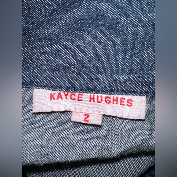 Kayce Hughes Dark Denim Tunic Dress – Size 2 - Picture 3 of 3